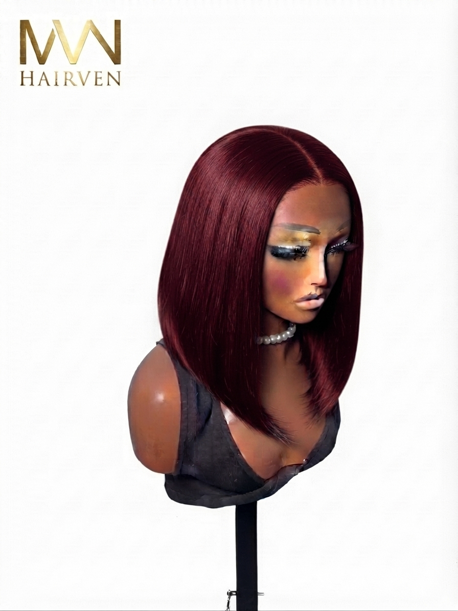 Glueless Bobwig-Colour Burgundy